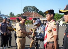 Pemkot Metro Perkuat Sinergi Kamtibmas, Wali Kota Hadiri Apel Sabuk Kamtibmas Polres Metro
